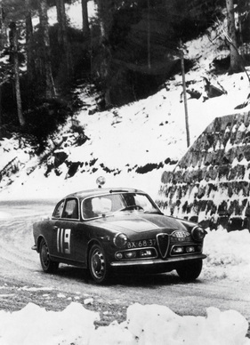 Alfa Romeo Giulietta Sprint (1962) - im Winter auf Schnee