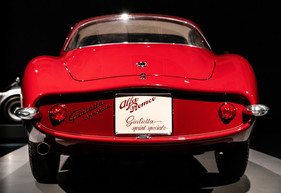 Alfa Romeo Giulietta Sprint Speciale (Prototyp) (1957) - in der Ausstellung "PS:. Ich liebe Dich. Sportwagen-Design der 1950er - 1970er Jahre"