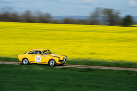 Alfa Romeo Giulietta Sprint Veloce (1961) an der Tour Auto Optic 2ooo auf Etappe 2 am 9. April 2014 (Startnummer 193) (1961)