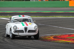 Alfa Romeo Giulietta Sprint Veloce (1962) an der Spa Classic 2015 in der Trofeo Nastro Rosso (1962)