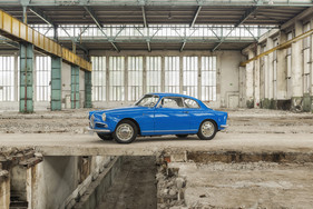 Alfa Romeo Giulietta Sprint Veloce Allegerita (1956) - man beachte die Scheibenrahmen bei der Fahrertüre - diese hatte so nur die Leichtbauversion