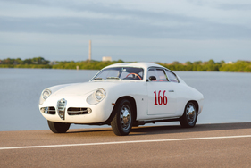 Alfa Romeo Giulietta Sprint Veloce Double Bubble Coupe (1957) - als Lot 016 an der Bonhams Quail Motorcar Live & Online Auction am 14. August 2020 Alfa Romeo Giulietta Sprint Veloce Double Bubble Coupe (1957) - als Lot 016 an der Bonhams Quail Motorcar Live & Online Auction am 14. August 2020