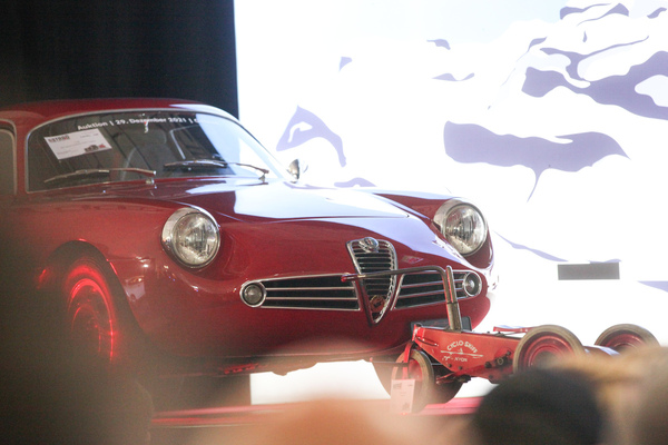 Bild: Alfa Romeo Giulietta Sprint Zagato (1959) - als Lot 138 anlässlich der Versteigerung Oldtimer Galerie Toffen in Gstaad vom 29. Dezember 2021