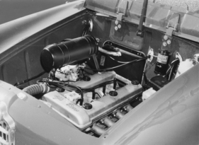 Alfa Romeo Giulietta TI (1958) - Dank Doppelvergaser liefert der TI-Motor 65 PS (1958)