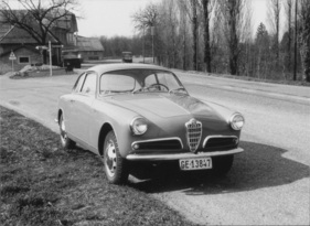 Alfa Romeo Giuliettta Sprint (1957) - auf Probefahrt Alfa Romeo Giuliettta Sprint (1957) - auf Probefahrt