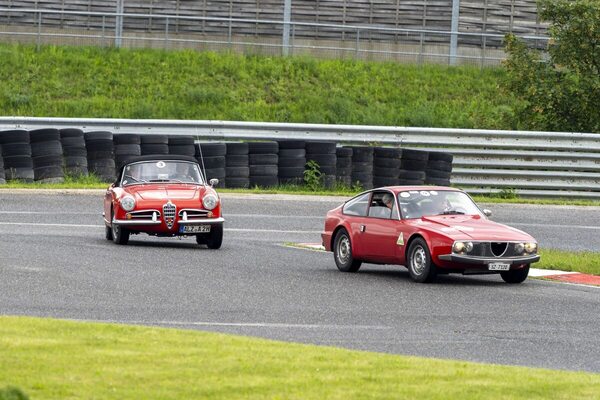 Alfa Romeo Junior Z 1600 auf der Rennstrecke - Alfa Classic Wachau 2024