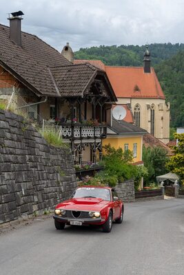 Alfa Romeo Junior Z 1600 unterwegs - Alfa Classic Wachau 2024