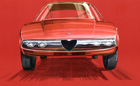 Alfa Romeo Junior Z (1969) - Entwurfszeichnung