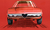 Alfa Romeo Junior Z (1969) - Entwurfszeichnung (© Archiv Automobil Revue) Alfa Romeo Junior Z (1969) - Entwurfszeichnung (© Archiv Automobil Revue)