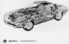 Alfa Romeo Montreal (1971) - Durchsichtszeichnung des Frontmotor-Coupés (© Archiv Automobil Revue) Alfa Romeo Montreal (1971) - Durchsichtszeichnung des Frontmotor-Coupés (© Archiv Automobil Revue)