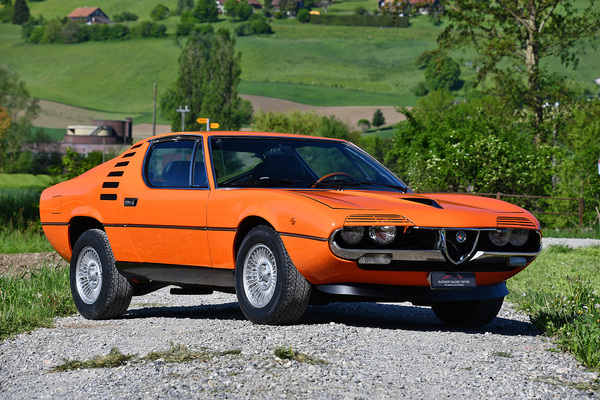 Bild: Alfa Romeo Montreal (1972) - angeboten in der Versteigerung der Oldtimer Galerie Toffen am 22. März 2025