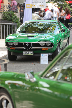 Alfa Romeo Montreal (1972) - in Grün eher selten - am ZCCA 2016