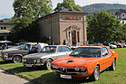 Image: Alfa Romeo Montreal (1972) - in classic orange and red livery - 40th Oldtimer Meeting Baden-Baden 2016