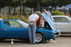 Alfa Romeo Montreal (1973) - Fachsimpeln unter der Motorhaube - 21. Classic-Gala Schwetzingen 2025