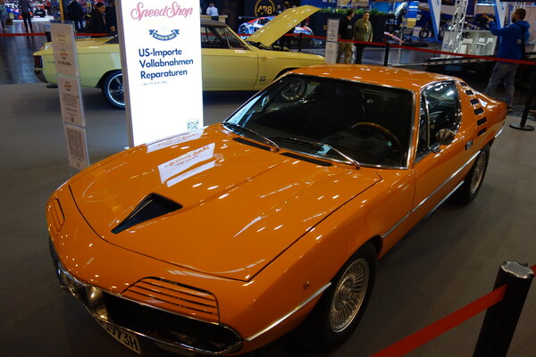 Alfa Romeo Montreal (1973) – angeboten für 105'000 € – Essen Motor Show 2023