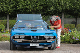 Alfa Romeo Montreal (1973) - letztes optisches Finetuning - 21. Classic-Gala Schwetzingen 2025