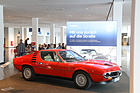 Alfa Romeo Montreal (1973) - wirbt für ZF Tradition "Mit uns zurück auf die Strasse" - Klassikwelt Bodensee 2023