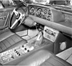 Alfa Romeo OSI Berlina (1965) - alle Bedienungsknöpfe in guter Reichweite des Fahrers - Genfer Automobilsalon 1965
