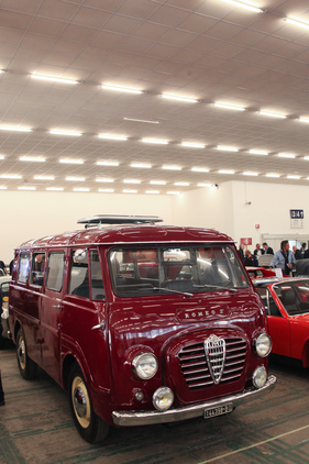 Alfa Romeo Romeo 2 (1960) - sicherlich auch eine Rarität und als Bus besonders praktisch - Auto d'Epoca Padova 2015