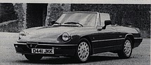 Alfa Romeo Spider - 1567  cm'  - 104/102  PS (DIN) 2 Doppelvergaser