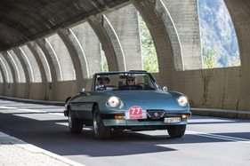 Alfa-Romeo Spider 2.0 (1983) - an der 16. OCC Jungfrau-Rallye 2021