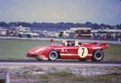 Alfa Romeo T33/TT/3 (1972) beim 6 Stunden Rennen von Daytona 1972 - Rolf Stommelen kam wegen Motorschaden nicht im Ziel an