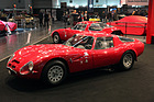 Alfa Romeo TZ 2 (1965) - vier Zylinder, 170 PS bei 7'500 U/min, 250 km/h, wunderschöne Zagato-Karosserie (Techno Classica 2013)