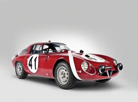 Alfa Romeo TZ Coupé 1964 - Seitliche Frontansicht