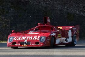 Alfa Romeo Tipo 33 TT12 (1975) - offered as lot 090 at the Artcurial Rétromobile Paris auction on February 2, 2024