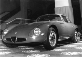 Alfa Romeo Tubolare Zagato TZ 1 Zagato (1963) - erstmals gezeigt in Turin, zu diesem Zeitpunkt erst ein Dutzend Mal gebaut