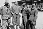 Alfred Neubauer (links) und Adolf Rosenberger (rechts) - Grosser Preis der Nationen auf dem Nürburgring (1929)
