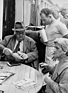 Alfred Neubauer und Stirling Moss - Grosser Preis von Italien (1955)