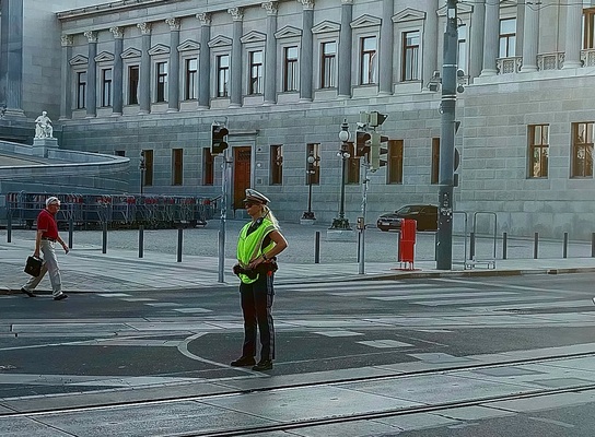 Alles abgesperrt... - Vienna Classic Days 2024