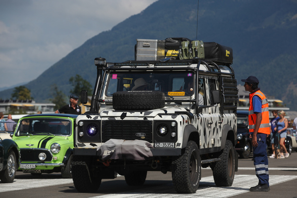 Alles dabei, sollte eine Sintflut oder ein Sandsturm kommen ... - British Car Meeting (BCM) Mollis 2022