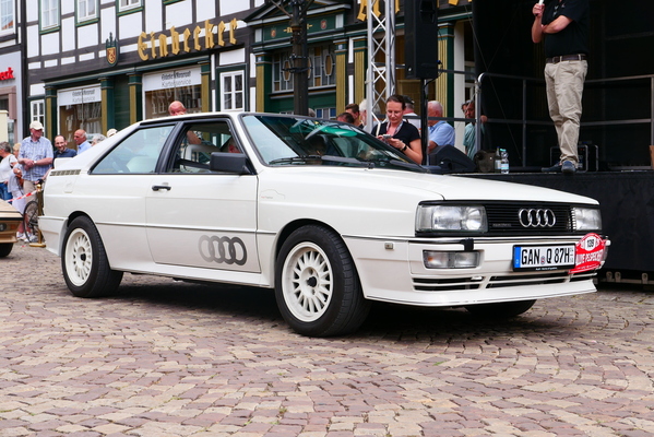 Allradantrieb, Fünfzylinder, Turboaufladung: Der Audi Quattro hatte einige Ingredenzien, die andere nicht hatten – Einbecker Oldtimertage 2025