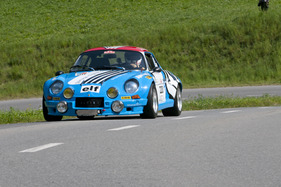 Alpine A 110 (1969) mit Startnummer 220 an der 5. Bergprüfung Altbüron 2011