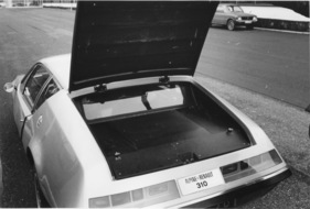 Alpine A-310 (1971) - abdeckter Motor beim Prototyp