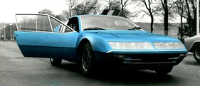 Alpine A-310 (1971) - kolorierte Schwarzweiss-Darstellung