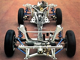 Alpine A-310 (1974) - das Chassis der Vierzylinder-Version