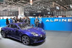 Alpine A110 (2018) - viel bestaunte Neuauflage der klassischen Berlinette (Genfer Autosalon 2018)