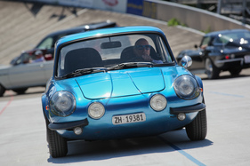 Alpine A110 GT4 - bei der Abfahrt - Dolder Classics August 2017