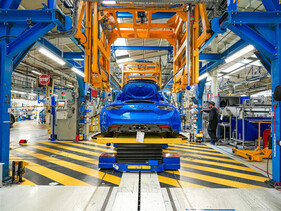 Alpine A110 R in der Produktion
