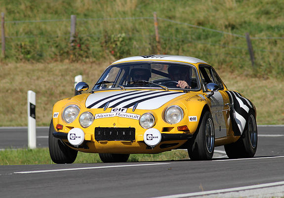 Alpine-Renault A 110 (1973) am Jochpass Memorial 2011 (Start-Nr. 075)