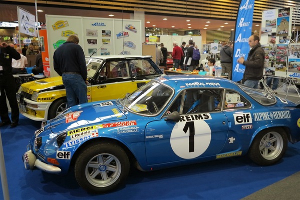 Alpine Renault A 110 - die Rallye-Ikone - an der Messe Epoqu’Auto in Lyon im November 2013