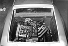 Alpine-Renault A 310 (1971) - Blick in den Motorraum - der dem R16 entstammende Vierzylinder ist längs eingebaut