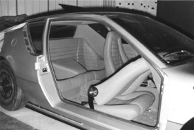 Alpine-Renault A 310 (1971) - die Rücksitze sind beim Prototypen eine sehr enge Angelegenheit