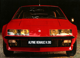 Alpine-Renault A 310 V6 (1978) - Frontansicht des Sechszylindermodelles