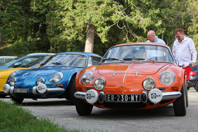 Alpine-Renault A110 1600 S - einmal in Orange - Rencontre Franco-Suisse Alpine 2019