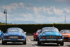 Alpine-Renault A110 1600 S - in Divonne-les-Bains - Rencontre Franco-Suisse Alpine 2019