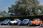 Alpine-Renault A110 1600 S - neben weiteren Berlinettes - Rencontre Franco-Suisse Alpine 2019